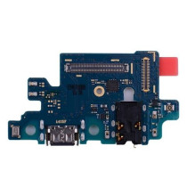 Lanksčioji jungtis Samsung A405 A40 2019 su įkrovimo kontaktu, mikrofonu, ausinių lizdu originali (service pack)