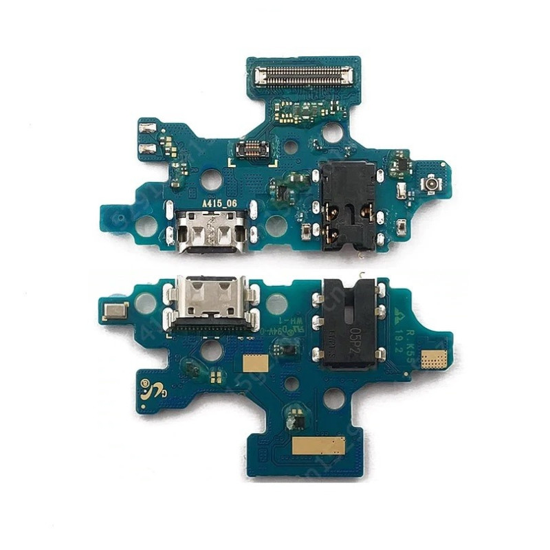 Lanksčioji jungtis Samsung A415 A41 2020 su įkrovimo kontaktu, mikrofonu, ausinių lizdu originali (service pack)