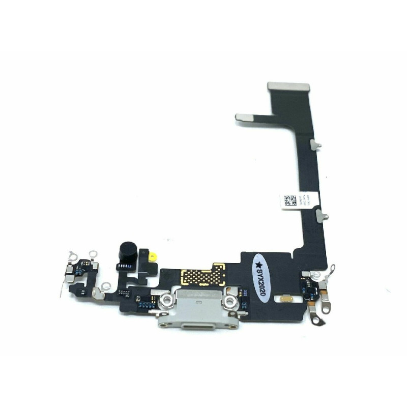 Lanksčioji jungtis skirta iPhone 11 Pro įkrovimo kontaktų, su mikrofonu Silver (without IC) ORG