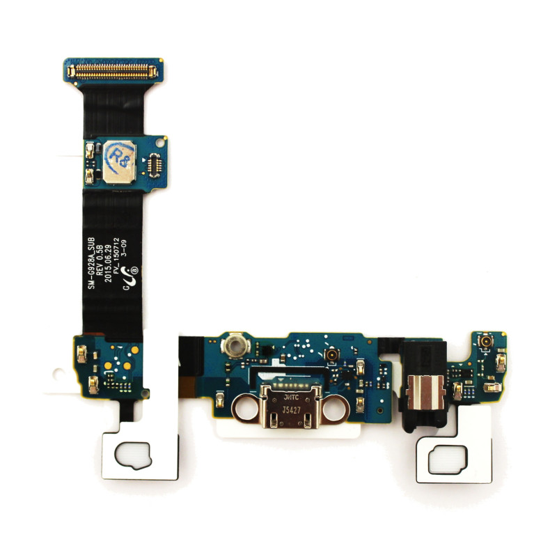 Flex Samsung G928 S6 Edge Plus for plugin, microphone, headphone connector and function keys ORG