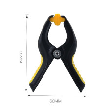 Plastic spring clips...