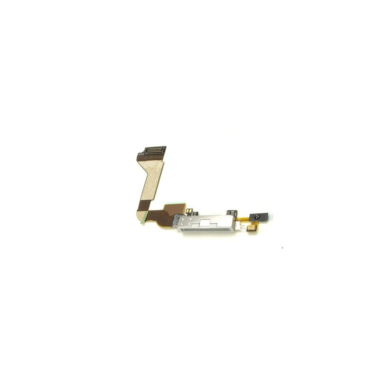 Lanksčioji jungtis skirta iPhone 4G įkrovimo kontakto balta