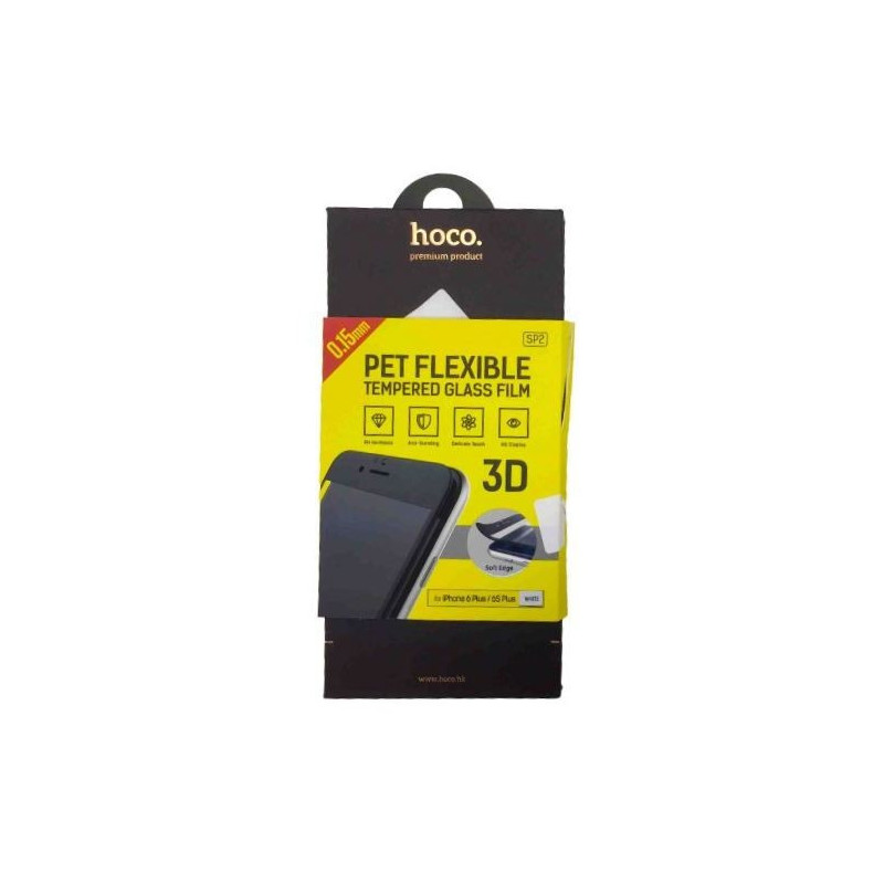 LCD apsauginis stikliukas "Hoco SP2 3D" Apple iPhone 6 / 6S juodas