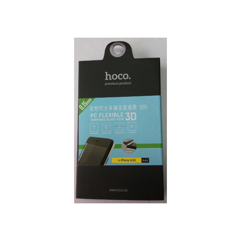 LCD apsauginis stikliukas "Hoco SP9 3D" Apple iPhone 6 / 6S baltas