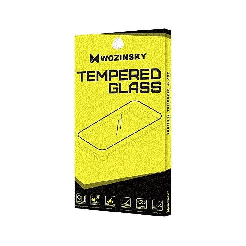 LCD apsauginis stikliukas "Wozinsky Privacy 5D Full Glue" Apple iPhone 14 Plus / 13 Pro Max pritaikytas dėklui