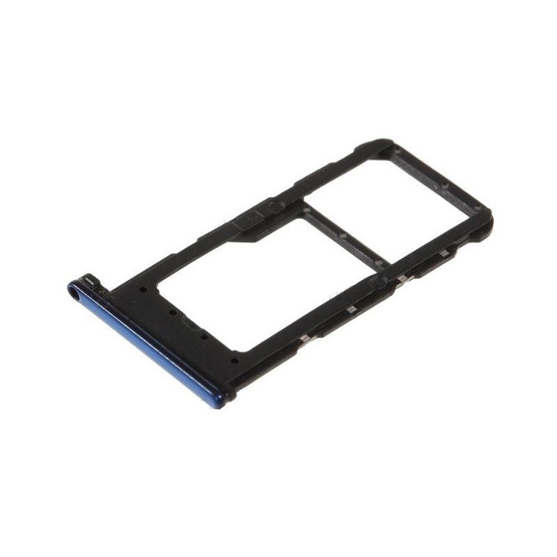 SIM kortelės laikiklis Huawei P Smart Plus 2018 / Nova 3i mėlynas originalus (service pack)