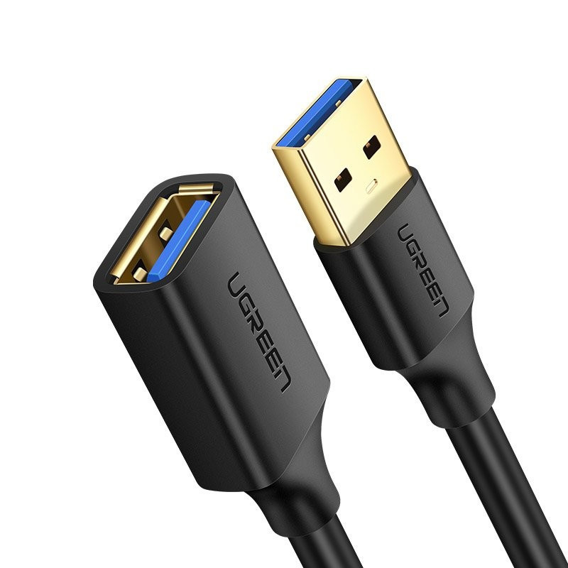 USB kabelis Ugreen USB 3.0 female - USB 3.0 male 1M
