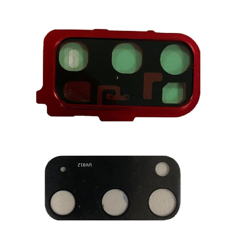 Samsung G980 / G981 S20 lens for camera with frame Aura Red ORG