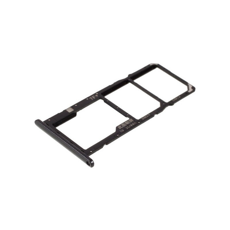 SIM kortelės laikiklis Huawei Y7 2019 Midnight Black ORG