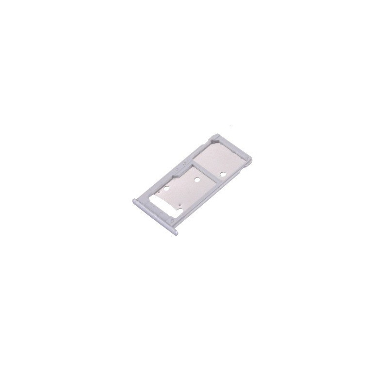 SIM kortelės laikiklis Huawei Y7 / Nova Lite+ sidabrinis originalus (service pack)