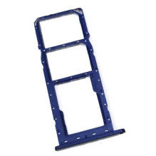 SIM kortelės laikiklis Samsung A037 A03s 2021 Blue originalus (service pack)