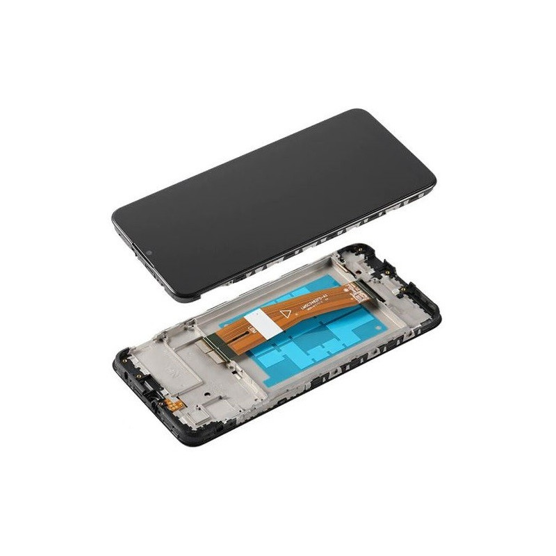 LCD screen Samsung A035G (A03 2022) with touch screen with frame black original