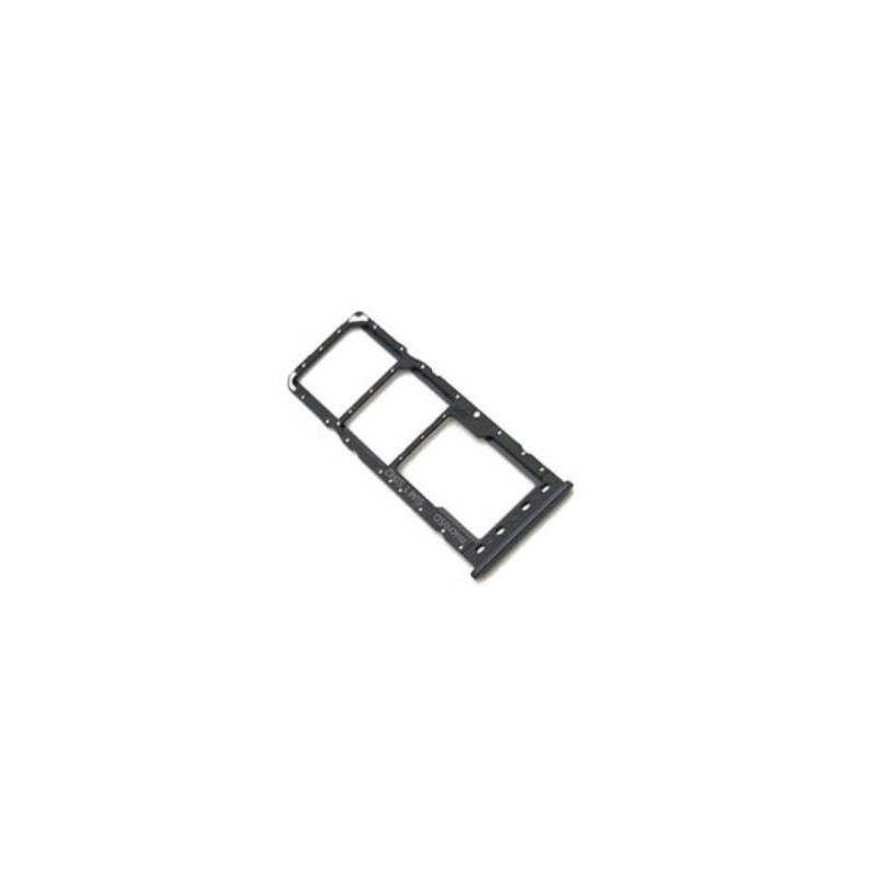 SIM kortelės laikiklis Samsung A205 A20 2019 Black ORG