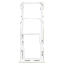 SIM kortelės laikiklis Samsung A225 A22 4G 2021 White originalus (service pack)