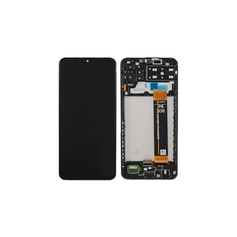 LCD screen Samsung A137 A13 2022 with touch screen and frame Black original