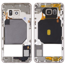Middle housing Samsung G928F S6 Edge Plus Gold with buzzer and sides buttons original (used Grade A)
