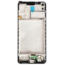 LCD screen Samsung A217F A21s with touch screen and frame Black original
