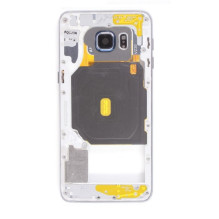 Middle housing Samsung G928F S6 Edge Plus grey (blue) with buzzer and sides buttons original (used Grade B)