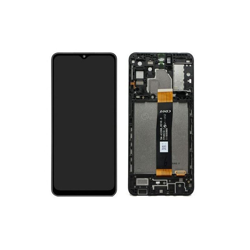 LCD screen Samsung A326 A32 5G 2021 with touch screen with frame Black original