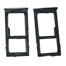 SIM kortelės laikiklis Samsung A426 A42 5G Black originalus (service pack)