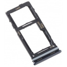 SIM kortelės laikiklis Samsung M526 M52 5G Black originalus (service pack)
