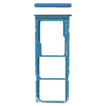 SIM kortelės laikiklis Samsung A505 A50 2019 Prism Crush Blue originalus (service pack)