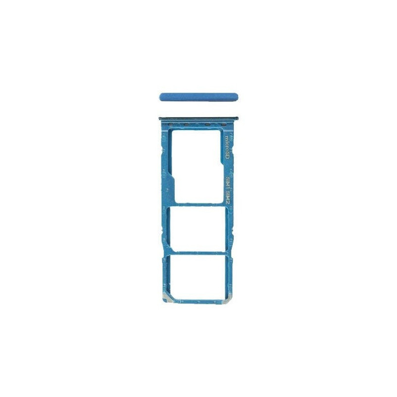 SIM kortelės laikiklis Samsung A505 A50 2019 Prism Crush Blue originalus (service pack)