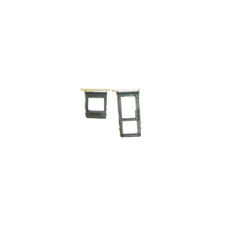SIM kortelės laikiklis Samsung A530 A8 2018 (2 vnt) auksinis ORG