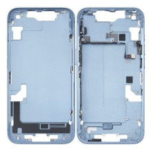 Middle housing iPhone 14 Blue with side buttons originalus (used Grade A)