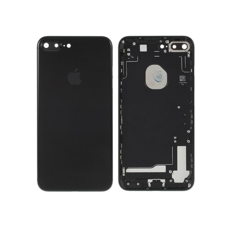 Galinis dangtelis iPhone 7 Plus Black pilnas su šleifais originalus (used Grade C)