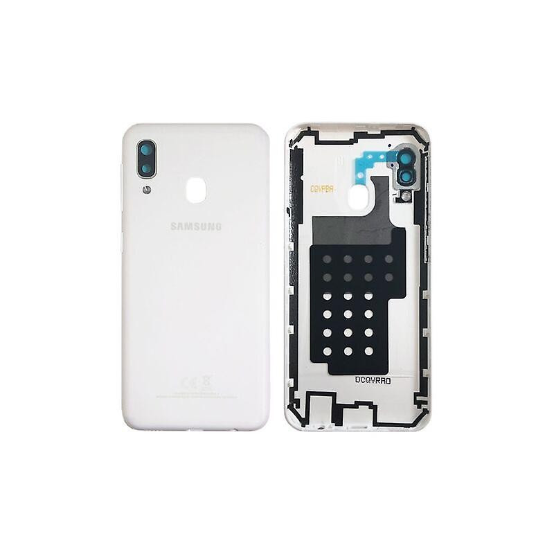 Galinis dangtelis Samsung A202 A20e 2019 White originalus (service pack)