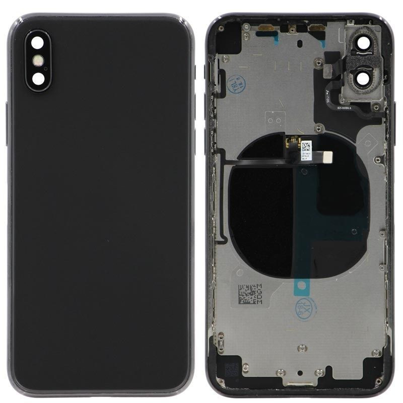 Galinis dangtelis iPhone X Space Gray pilnas originalus (used Grade C)