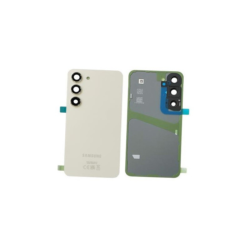 Galinis dangtelis Samsung S911 S23 Cream originalus (used Grade A)