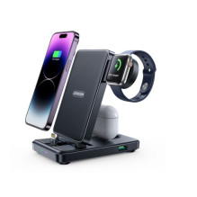Charging station Lightning JOYROOM 4in1 (JR-WQS02) (Phone AirPods Watch USB) black