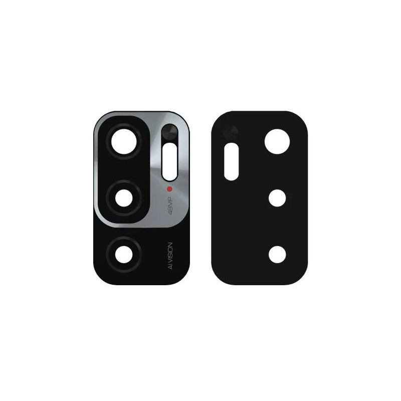 Xiaomi Redmi Note 10 5G kameros stikliukas juodas Black 48MP (only lens) ORG
