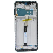 LCD screen Xiaomi Redmi Note 9 Pro / Note 9S with touch screen with frame Blue ORG