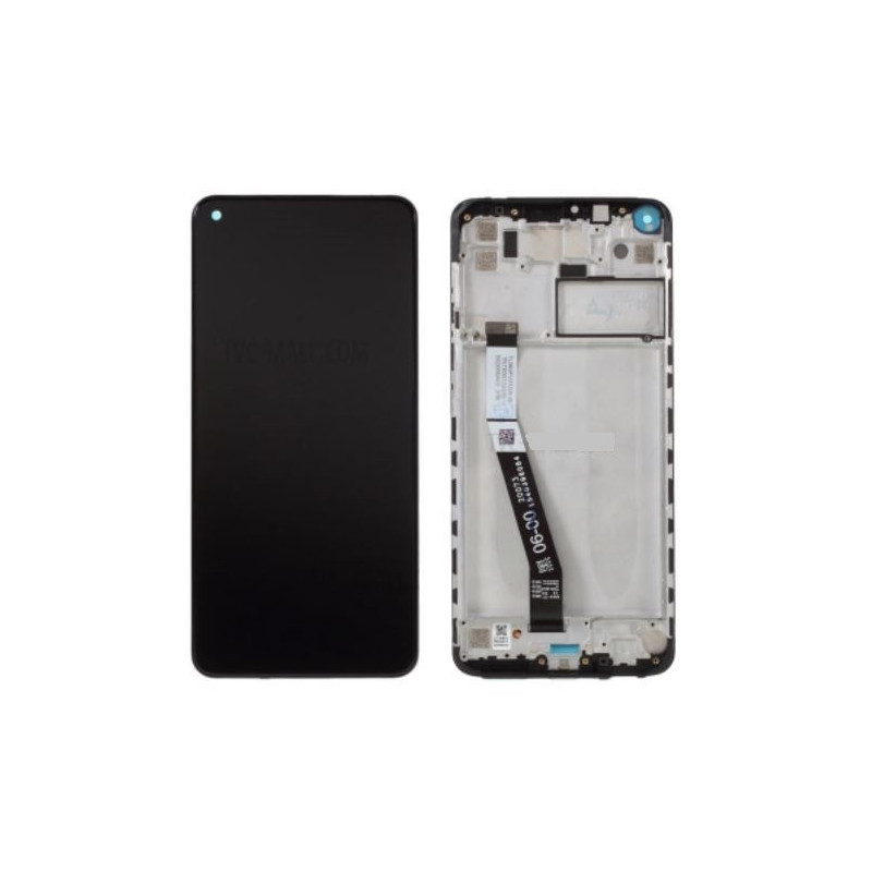 LCD screen Xiaomi Redmi Note 9 with touch screen with frame Midnight Grey ORG