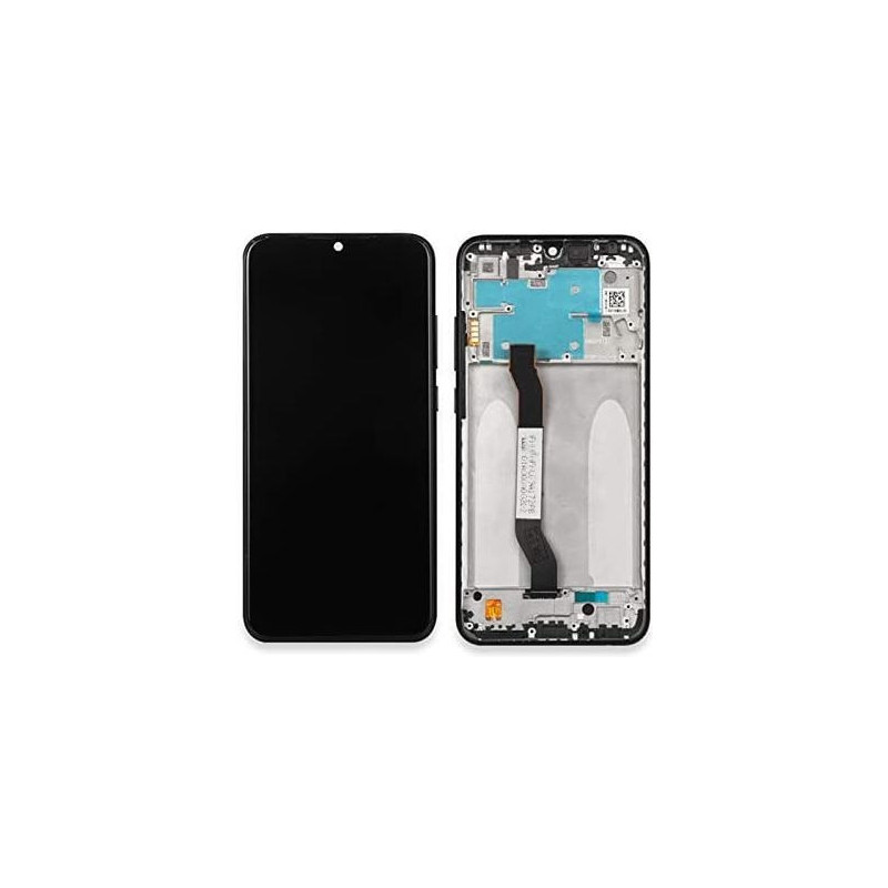 Ekranas Xiaomi Redmi Note 8T su lietimui jautriu stikliuku ir rėmeliu Grey originalus (service pack)