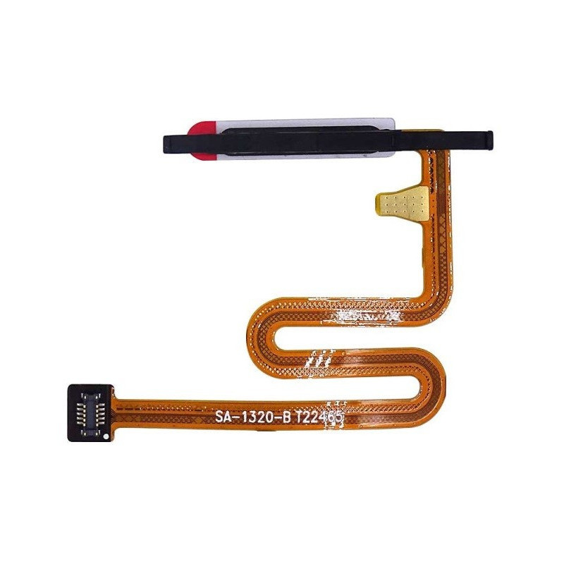 Lanksčioji jungtis Samsung A145 A14 4G su pirštų atspaudų jutikliu (fingerprint) Black originali (service pack)