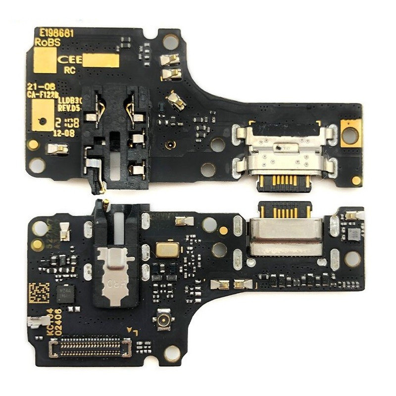 Flex Xiaomi Redmi Note 10 4G / Redmi Note 10S / Poco M5s with charging connector and microphone original (service pack)
