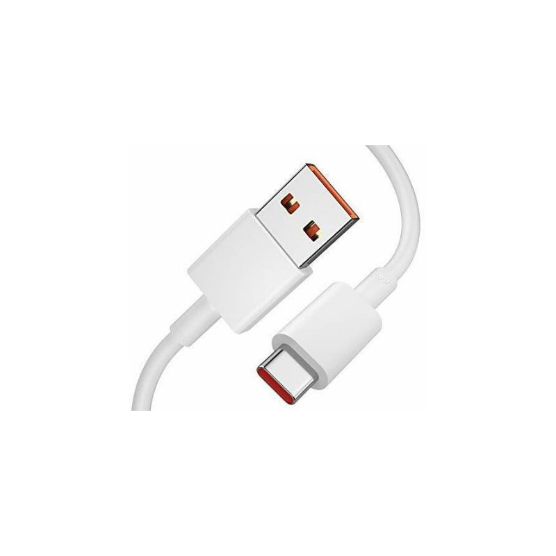 USB kabelis originalus Xiaomi 6A 120W Type-C baltas (1M)