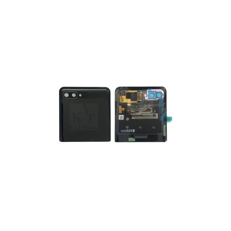 Galinis viršutinis dangtelis Samsung Galaxy Z Flip F700 juodas originalus (used Grade B)