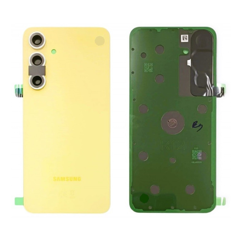 Galinis dangtelis Samsung S721 S24 FE Yellow originalus (service pack)