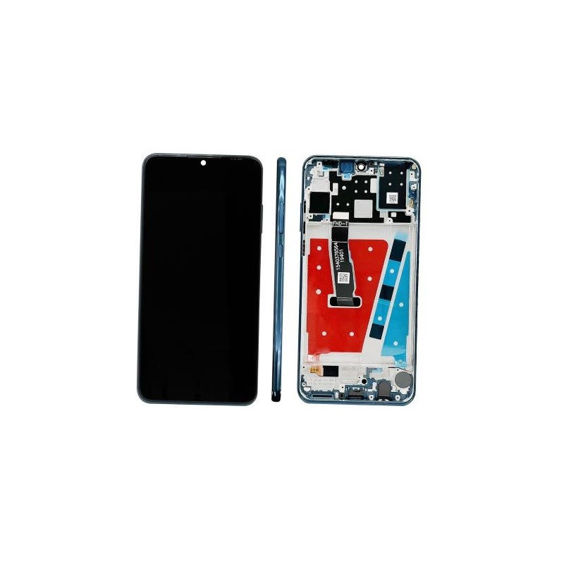 LCD screen Huawei P30 Lite 48MP with touch and frame Peacock Blue ORG