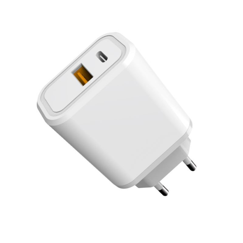 Įkroviklis Platinet (PLCPD30W) (1xUSB-C 1xUSB 3A 30W) baltas
