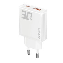 Įkroviklis Dudao (A30EU) (1xUSB-C 1xUSB 30W) baltas