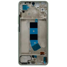 Ekranas Xiaomi Redmi Note 13 4G su lietimui jautriu stikliuku ir rėmeliu Mint Green originalus (service pack)