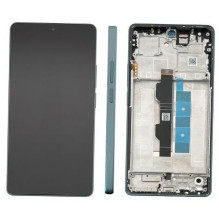 Ekranas Xiaomi Redmi Note 13 Pro 4G / Poco M6 Pro 4G su lietimui jautriu stikliuku ir rėmeliu Forest Green originalus (s