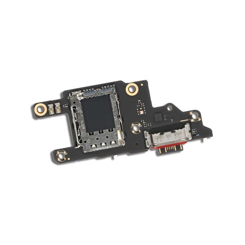 Flex Xiaomi Poco F6 with charging connector and microphone, SIM card contact original (service pack)