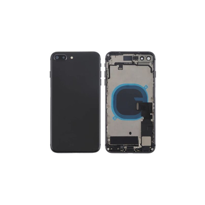 Galinis dangtelis iPhone 8 Plus Space Grey pilnas su šleifais originalus (used Grade C)
